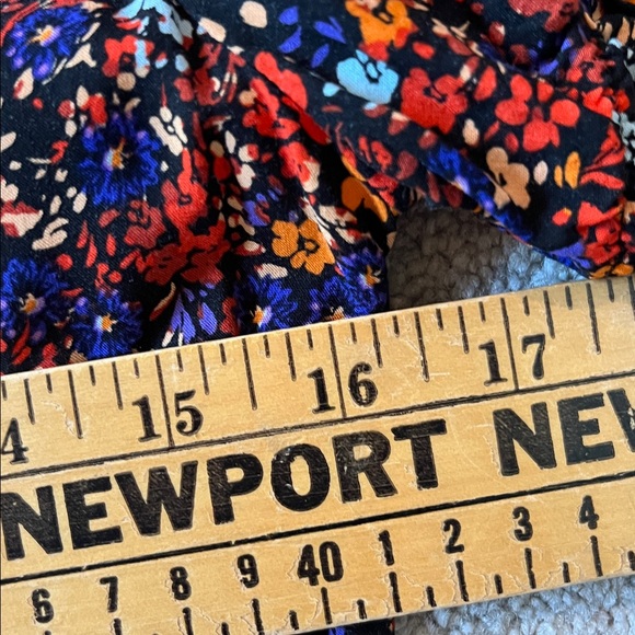 J. Crew Floral Tiered Short Puff Sleeve Dress Size XS - Picture 9 of 11